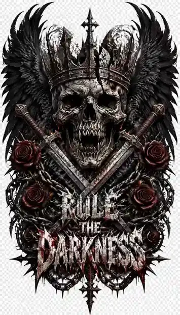 HOR-002 horror and gothic T-shirt design