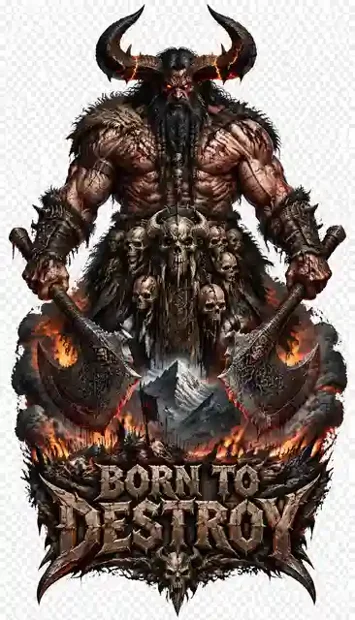 HOR-008 horror and gothic T-shirt design
