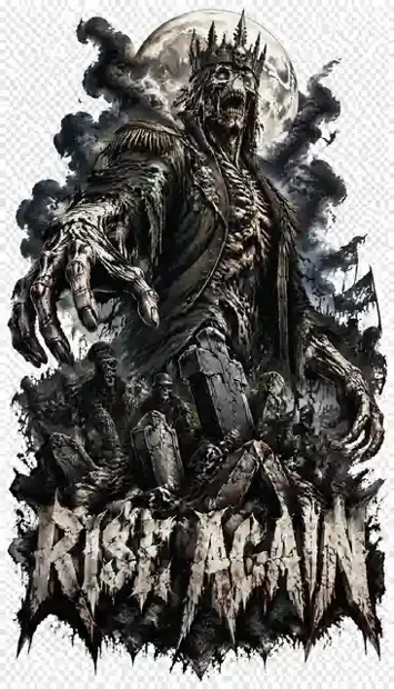 HOR-010 horror and gothic T-shirt design