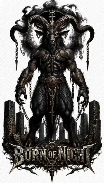 HOR-011 horror and gothic T-shirt design