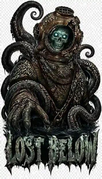 HOR-012 horror and gothic T-shirt design