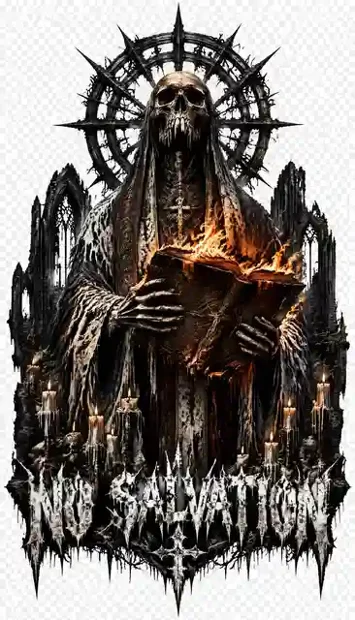 HOR-017 horror and gothic T-shirt design