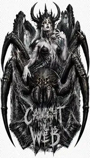 HOR-018 horror and gothic T-shirt design