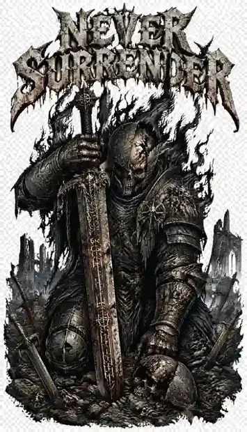 HOR-019 horror and gothic T-shirt design