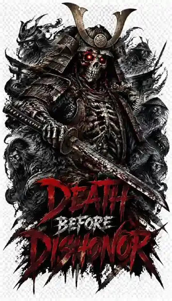 HOR-020 horror and gothic T-shirt design