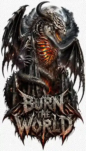 HOR-026 horror and gothic T-shirt design
