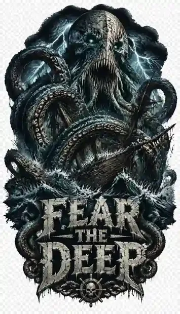 HOR-029 horror and gothic T-shirt design
