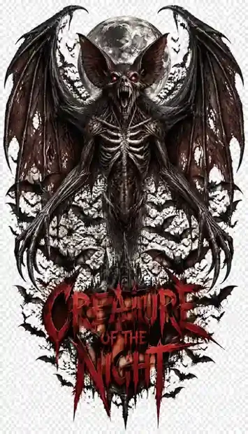 HOR-032 horror and gothic T-shirt design