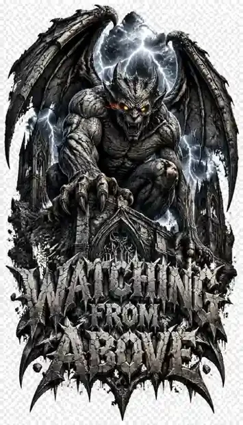 HOR-037 horror and gothic T-shirt design