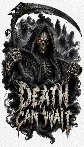 HOR-038 horror and gothic T-shirt design