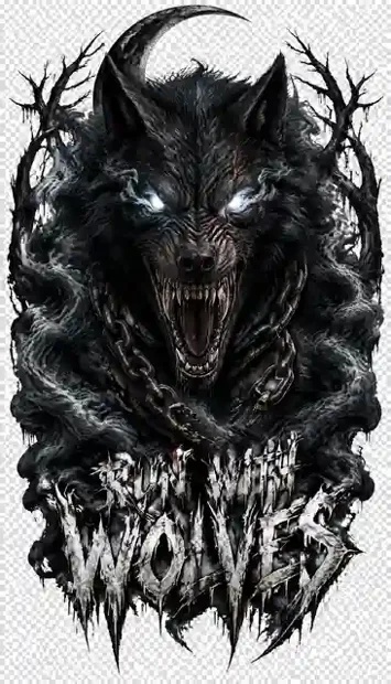 HOR-042 horror and gothic T-shirt design