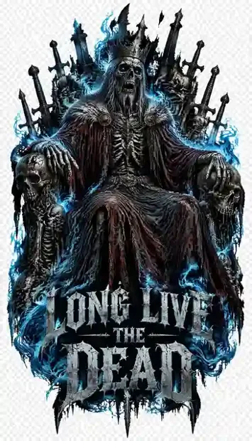 HOR-044 horror and gothic T-shirt design