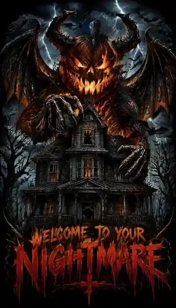 HOR-053 horror and gothic T-shirt design