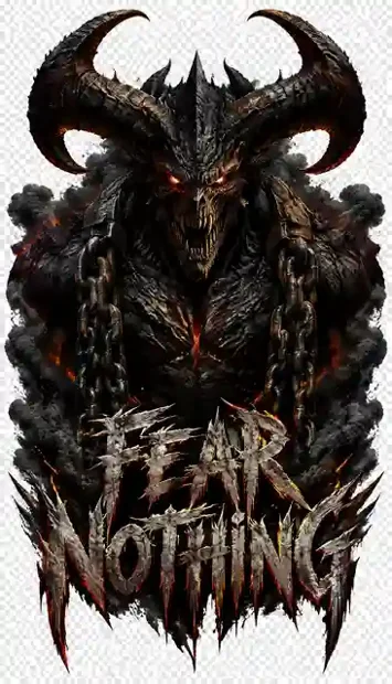 HOR-056 horror and gothic T-shirt design
