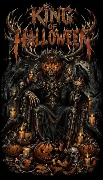HOR-058 horror and gothic T-shirt design