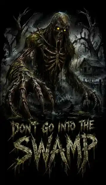 HOR-059 horror and gothic T-shirt design