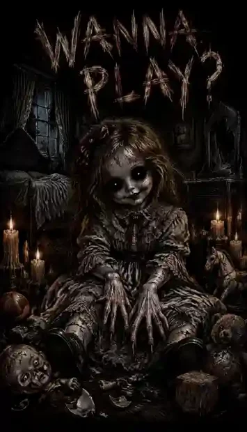 HOR-064 horror and gothic T-shirt design