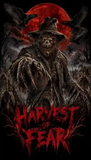 HOR-069 horror and gothic T-shirt design