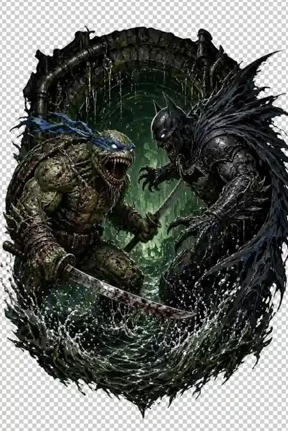 HOR-093 horror and gothic T-shirt design