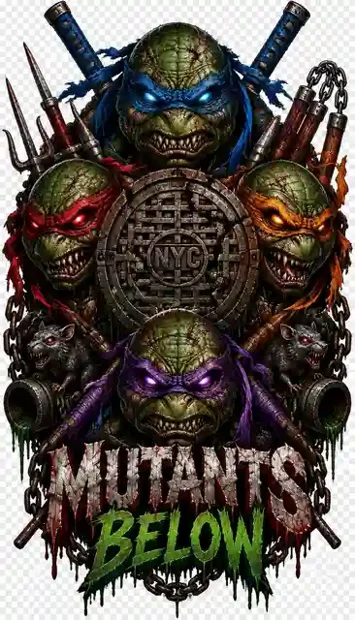 HOR-094 horror and gothic T-shirt design